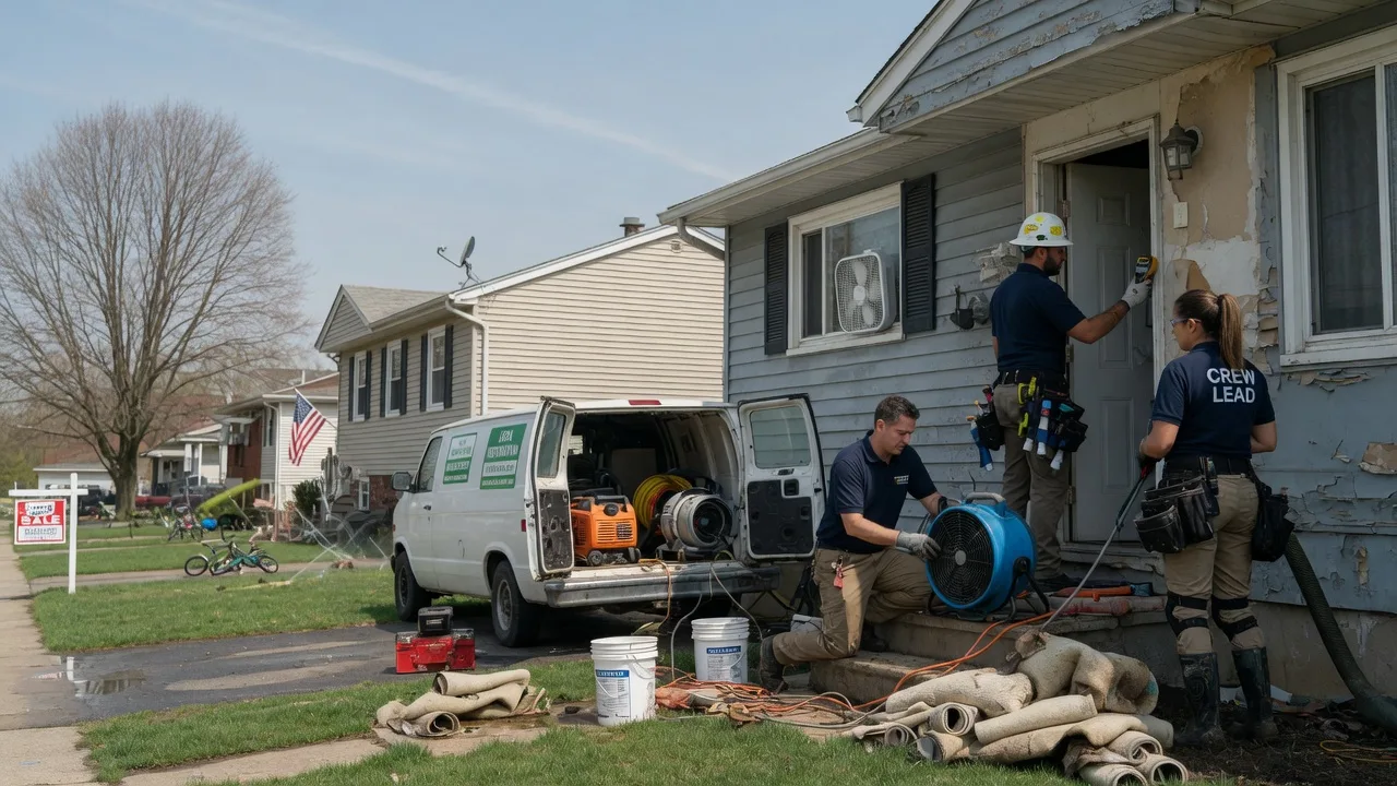 Flood Cleanup in Powhattan, KS near me